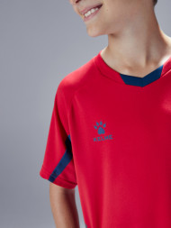 Детская футбольная форма KELME Football Suit (Red/Dark Blue)