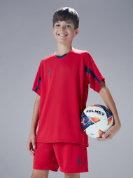 Детская футбольная форма KELME Football Suit (Red/Dark Blue)
