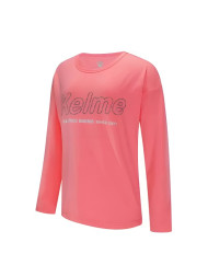 Детский лонгслив KELME Girls Long Sleeve T-Shirt Pink