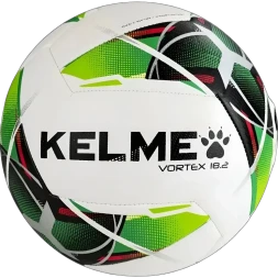 Мяч футбольный KELME Vortex 18.2 (10 Panels) (White/Green)