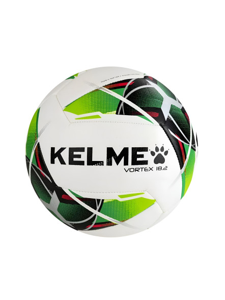 Мяч футбольный KELME Vortex 18.2 (10 Panels) (White/Green)