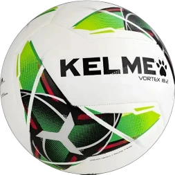 Мяч футбольный KELME Vortex 18.2 (10 Panels) (White/Green)