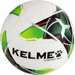 Мяч футбольный KELME Vortex 18.2 (10 Panels) (White/Green)