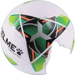 Мяч футбольный KELME Vortex 18.2 (10 Panels) (White/Green)