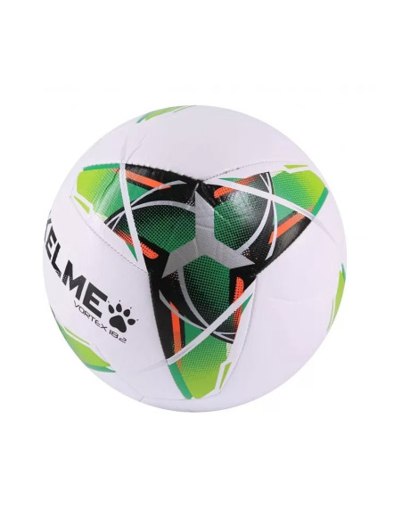 Мяч футбольный KELME Vortex 18.2 (10 Panels) (White/Green)