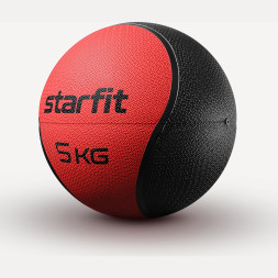 Медбол высокой плотности STARFIT GB-702, 5 кг, красный