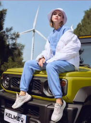 Свитшот KELME Round Neck Sweater Light Blue
