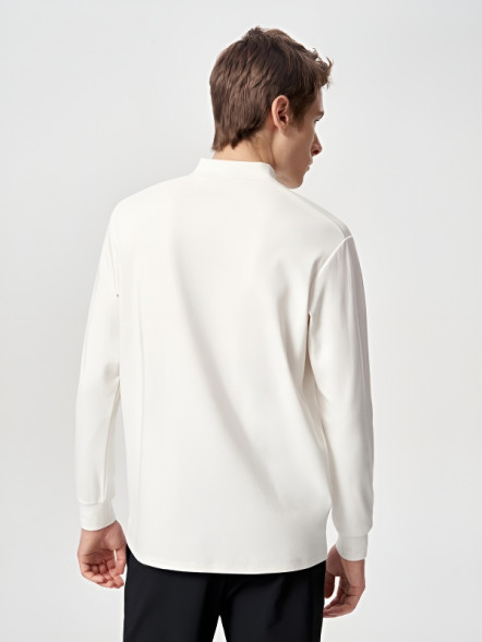 Лонгслив KELME Small High-Neck Long-Sleeved T-Shirt White