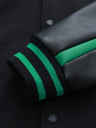 Бомбер KELME Baseball Jacket (Black/Green)