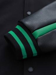 Бомбер KELME Baseball Jacket (Black/Green)