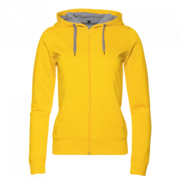 Толстовка женская STAN с капюшоном на молнии футер с начёсом 280, 17W