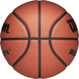 Мяч баск. WILSON Reaction Plus, WZ2026701XB5, р.5, композит, бутил. камера, темно-коричневый