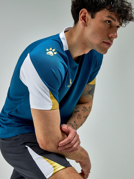 Футбольная форма KELME Short-Sleeved Football Suit Dark Blue