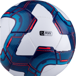 Мяч футбольный JÖGEL Elite №5, белый/синий/красный