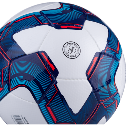 Мяч футбольный JÖGEL Elite №5, белый/синий/красный