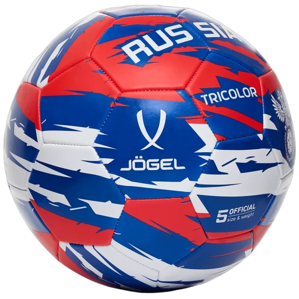 Мяч футбольный JOGEL Flagball Tricolor №5