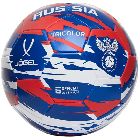 Мяч футбольный JOGEL Flagball Tricolor №5