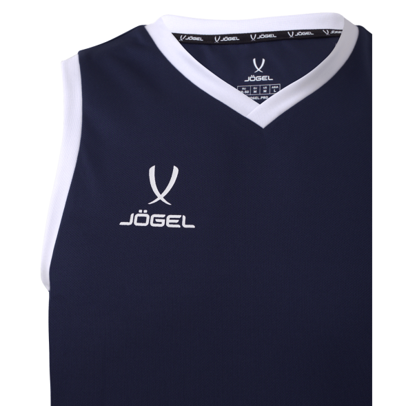 Майка баскетбольная JÖGEL CAMP Basic, темно-синий, детский