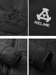 Демисезонная куртка KELME Woven Two-piece Suit (inner Cotton Jacket) Black