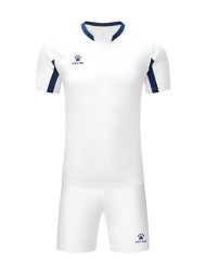 Детская футбольная форма KELME Football Suit (White/Dark Blue)
