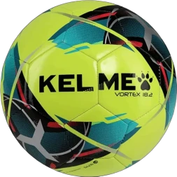 Мяч футбольный KELME Vortex 18.2 (32 Panels) (Neon/Black)