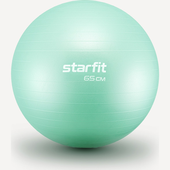 Фитбол STARFIT GB-108 антивзрыв, 1000 гр, мятный, 65 см