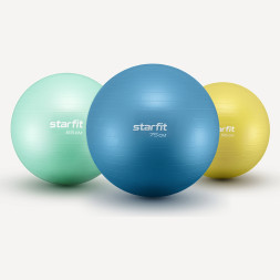 Фитбол STARFIT GB-108 антивзрыв, 1000 гр, мятный, 65 см