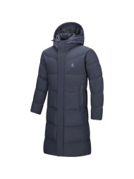 Пуховик KELME Long Down Jacket (hooded) Dark Blue