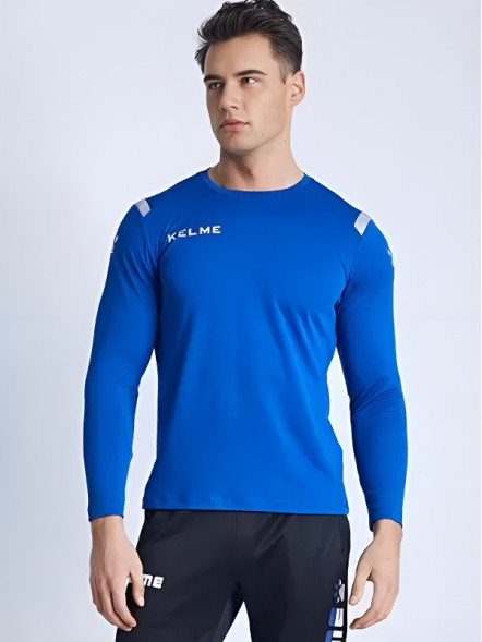 Лонгслив KELME Adult Long Sleeve Training T-Shirt Blue