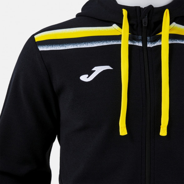 КУРТКА С КАПЮШОНОМ TOLEDO II ЧЕРНЫЙ ЖЕЛТЫЙ