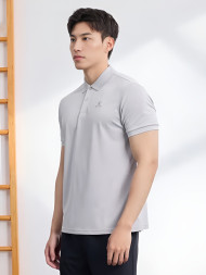 Футболка-поло KELME Short Sleeve Polo Shirt Grey