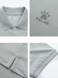 Футболка-поло KELME Short Sleeve Polo Shirt Grey