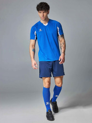 Футбольная форма KELME Short-Sleeved Football Suit (Blue/Dark Blue)