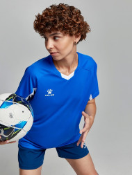 Футбольная форма KELME Short-Sleeved Football Suit (Blue/Dark Blue)
