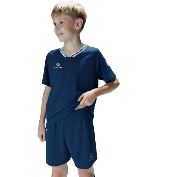 Детская футбольная форма KELME Football Uniform Set Dark Blue