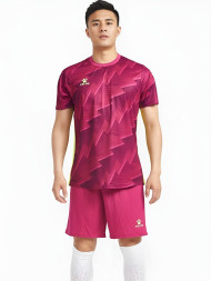 Футбольная форма KELME Short Sleeve Football Suit Burgundy
