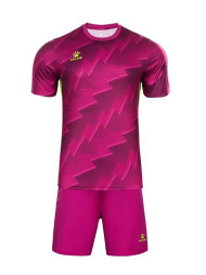 Футбольная форма KELME Short Sleeve Football Suit Burgundy