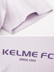 Футболка KELME Crew Neck Short-Sleeved T-Shirt Light Purple