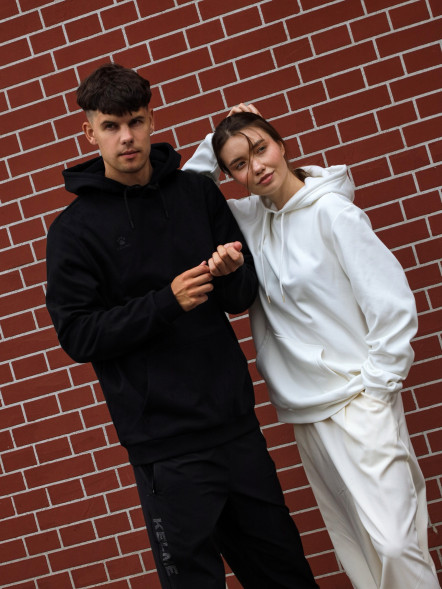 Худи KELME Fleece Hooded Sweatshirt White