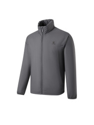 Пуховик KELME Regular Stand-up Collar Cotton Coat Dark Grey