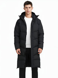 Пуховик KELME Long Down Jacket Black