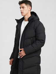 Пуховик KELME Long Down Jacket Black