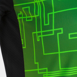 Футболка с коротким рукавом ELITE VIII Черный-зеленый