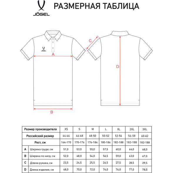 Поло JÖGEL PREMIER PerFormDRY CVC Polo, серый