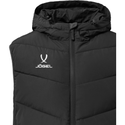 Жилет утепленный c капюшоном JÖGEL ESSENTIAL PerFormPROOF Padded Hooded Vest, черный, детский