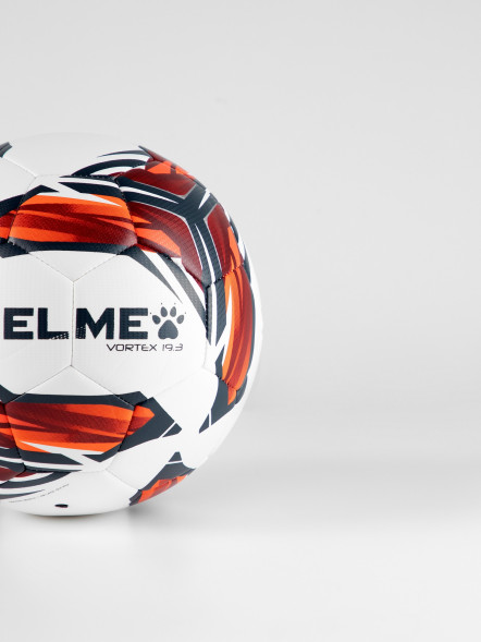 Мяч футбольный KELME Vortex 19.3 (32 Panels) (White/Red)