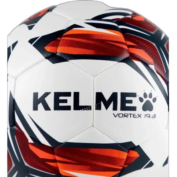 Мяч футбольный KELME Vortex 18.2 (32 Panels) (White/Red)