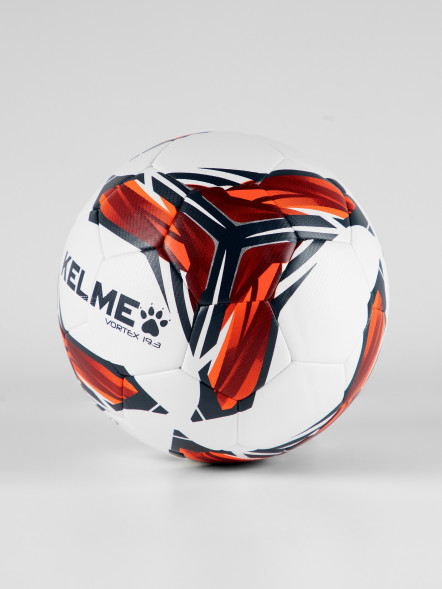Мяч футбольный KELME Vortex 19.3 (32 Panels) (White/Red)