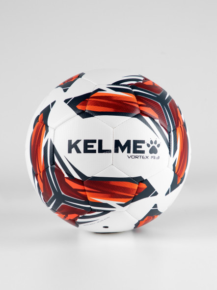 Мяч футбольный KELME Vortex 18.2 (32 Panels) (White/Red)