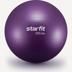 Фитбол STARFIT GB-108 антивзрыв, 1000 гр, фиолетовый, 65 см